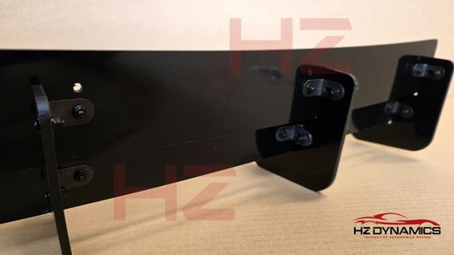 FOR VW GOLF MK7.5 GTI GTD GLOSS BLACK DIFFUSER BLADE EXTENSION 2017 2020 BODYKIT - Picture 9 of 10