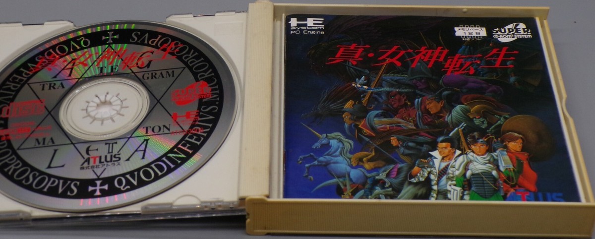 1992 Japanese PC ENGINE Shin Megami Tensei SUPER CD ROM game 1992 Japanese PC ENGINE Shin Megami Tensei SUPER CD ROM game