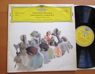 DGM 19124 Mendelssohn Bruch Violin Concerto Schneiderhan DG Tulip Mono EX/EX