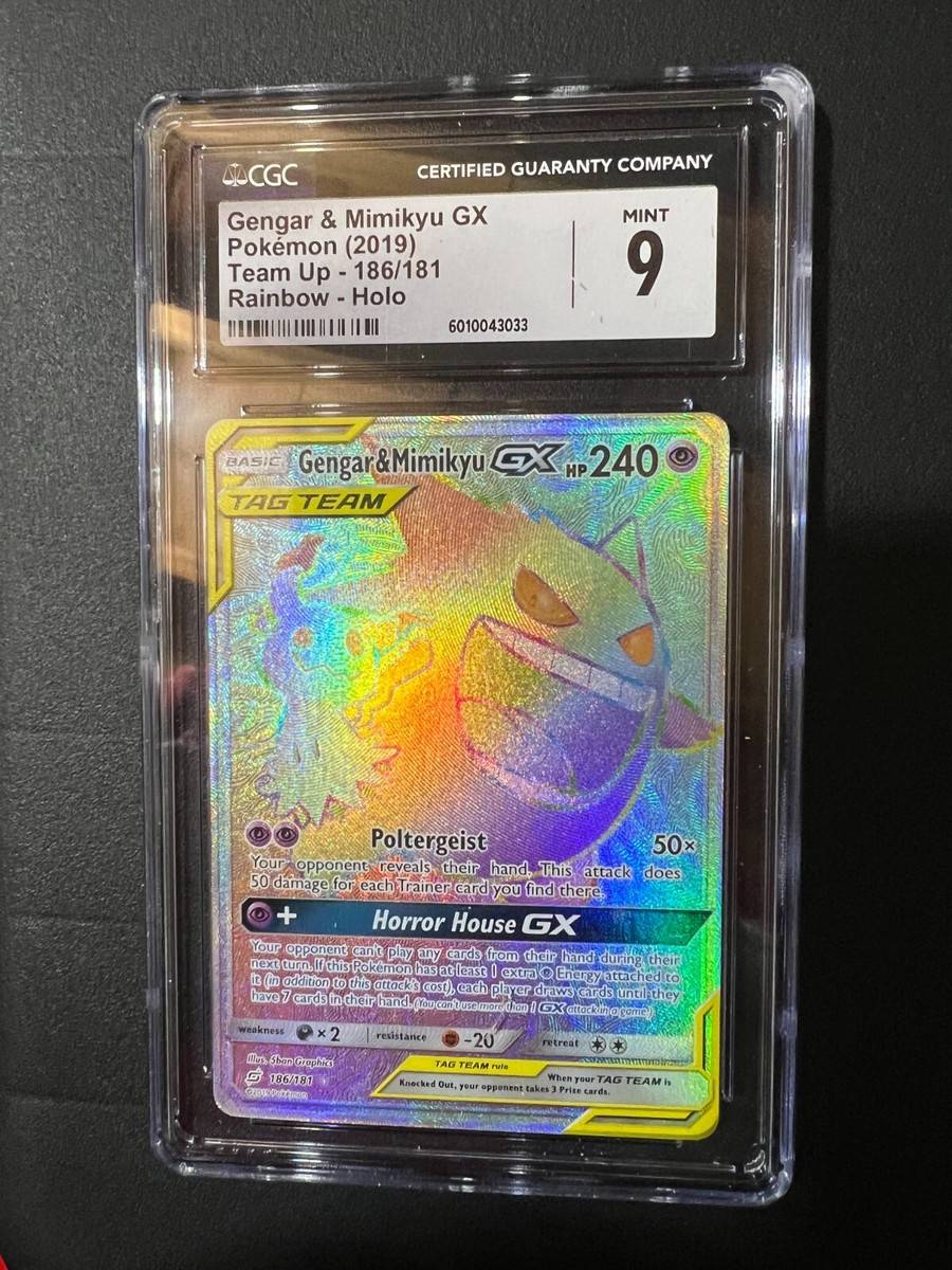 Gengar & Mimikyu GX Team up -186/181 Rainbow- Holo | eBay