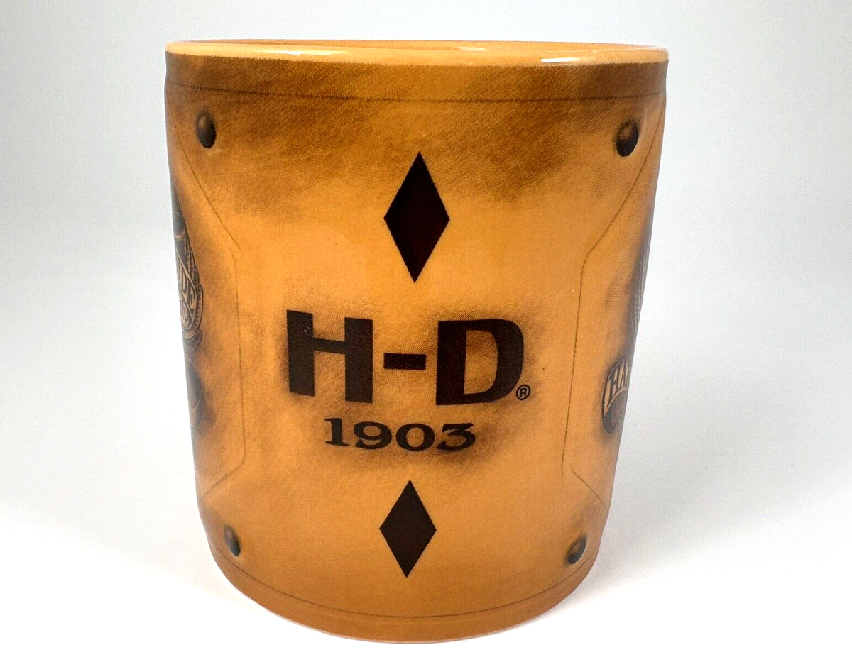 Harley Davidson Live To Ride Orange Ceramic Mug Cup Official 2014- 14 oz |  eBay