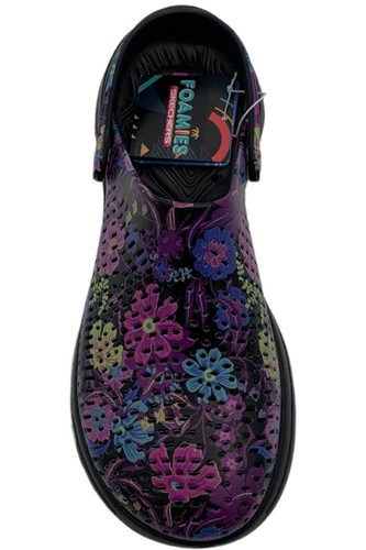 Skechers GOwalk 5 Washable Floral Mules Tropical Magic Black/Multi - Picture 4 of 5