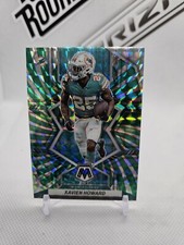 Xavien Howard 2022 Panini Mosaic #125 FOTL Green Swirl Prizm SSP /11 Dolphins DB