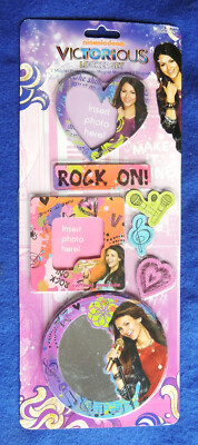 Nickelodeon VicTorious Locker Magnets 7pc Set Photo Frames Mirror Innovative NIP