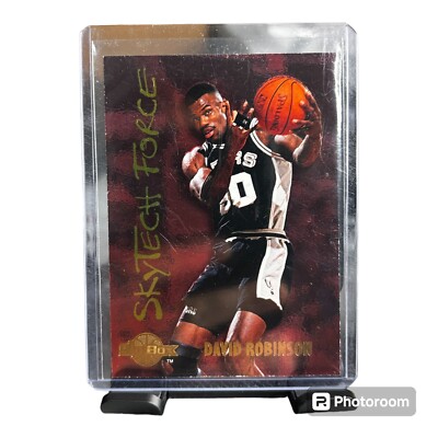 1994-95 Skybox David Robinson Skytech Force Foil Insert Card #SF25