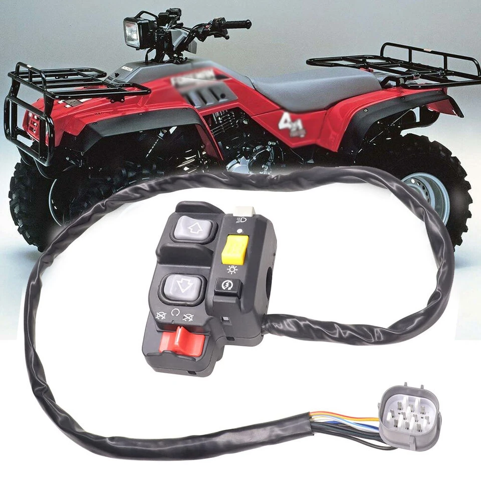 Interruptor izquierdo control manillar cambio eléctrico para Honda Rancher 350 ES 2000-2005 Foto 2 de 4