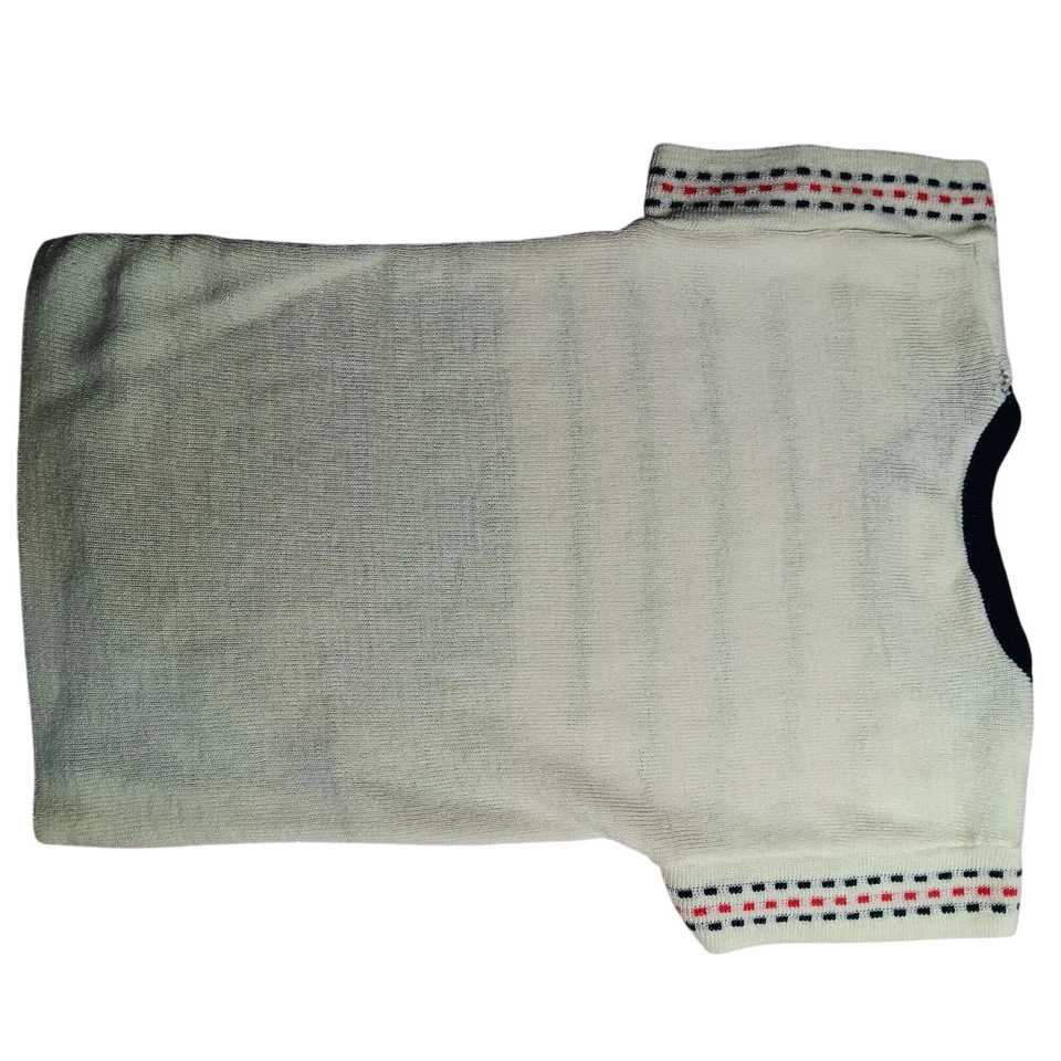 Camiseta Top Vintage Años 70 Niñas 4T Acrílico Tejido Patrón Escandinavo Boho Butter Foto 4 de 4