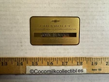 Vintage Chevrolet Division General Motors Corporation Career Recognition Badge