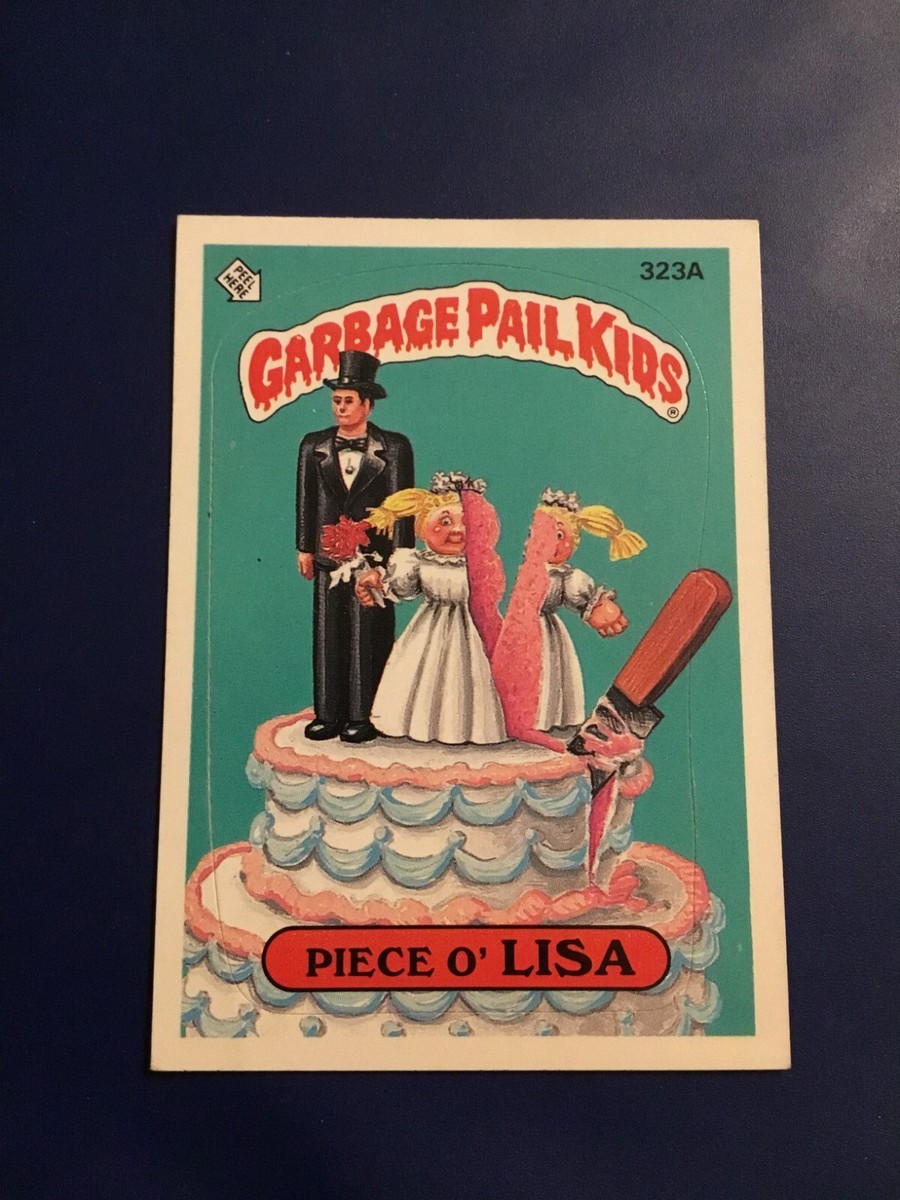 1987 Topps Garbage Pail Kids #323A PIECE O LISA Original Series 8