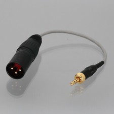 XLR 3Pin Male to 3.5mm Stereo Locking Plug Cable Microphone Wireless system