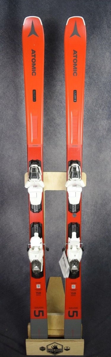 NEW ATOMIC SAVOR 5 SKIS SIZE 158 CM WITH ATOMIC BINDINGS | eBay