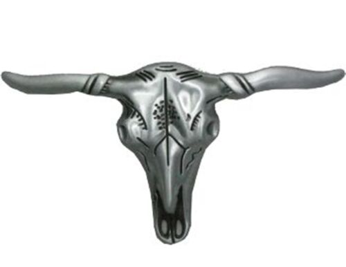 New Bull Skull Longhorn Belt Buckle Western Cowboy Mens Costume Rodeo Rider Ox - Picture 3 of 21