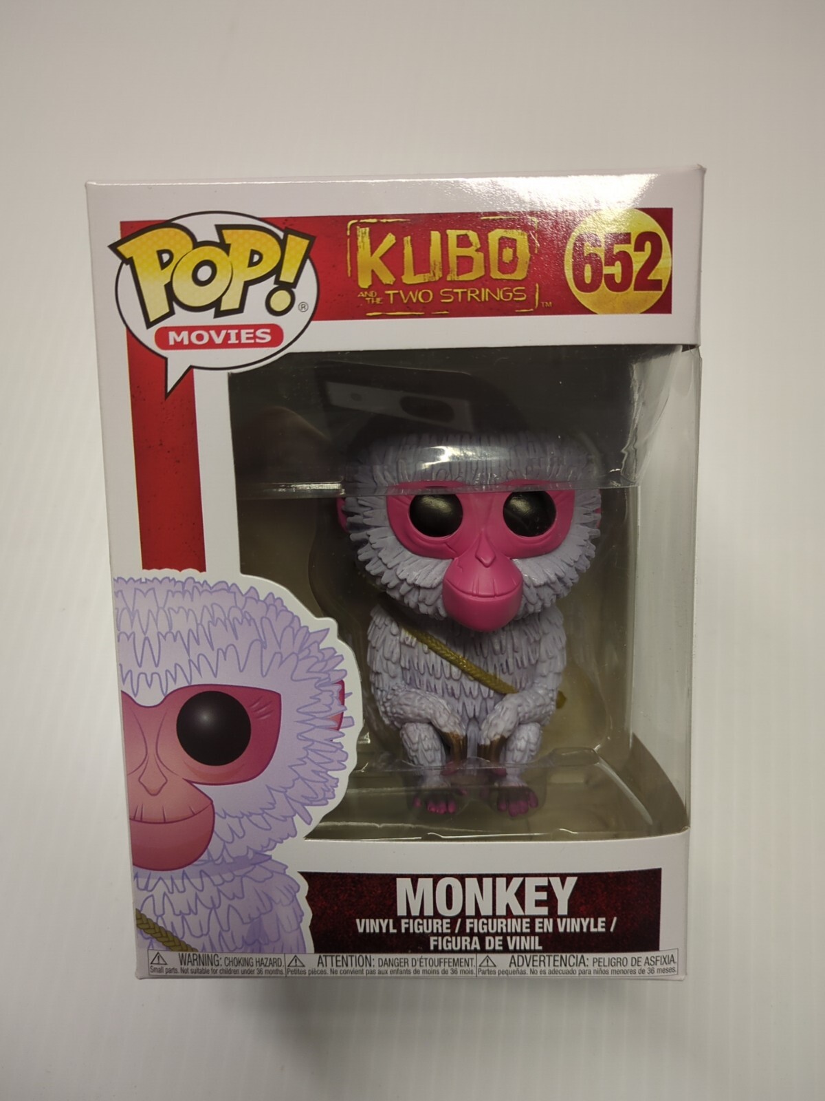 Funko Pop! Movies: Kubo And The Two Strings - Monkey 652 Vinyl Figure Near Mint