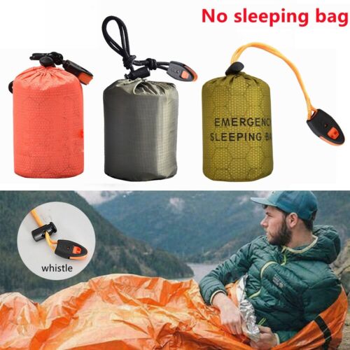 Saco de almacenamiento de sueño térmico impermeable al aire libre saco de supervivencia campamento - Imagen 1 de 29