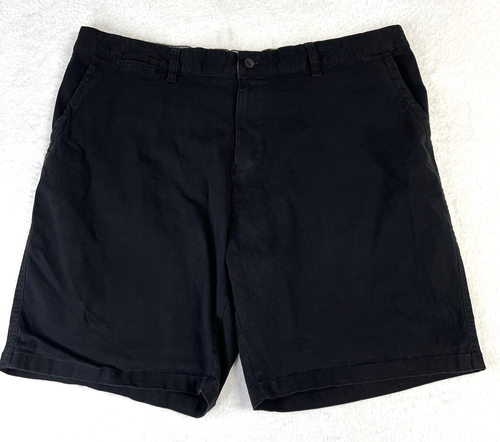Nat Nast Luxus Reißverschluss vorne flach 5 Taschen Shorts Herren 44 schwarz