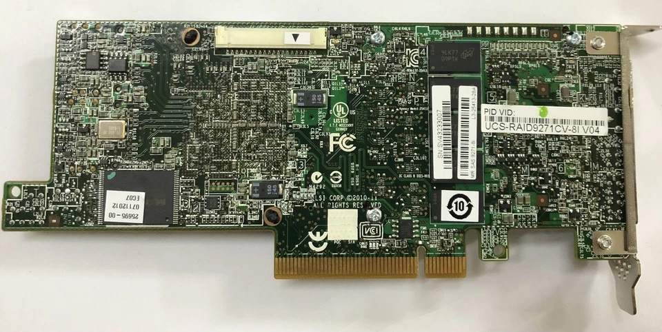 LSI/Megaraid SAS 9271-8i 1GB PCIe3.0 RAID0/1/5/6 CISCO Card UCS-RAID9271CV-8I - Image 3 of 4
