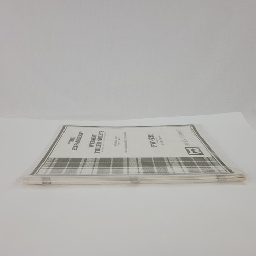 Webway FW-521 Refill, 10 Filler Sheets, 11 1/2" x 14 1/2" Holes #121, 20 Pages  - Picture 3 of 5