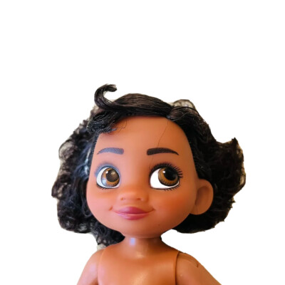 Moana 5'' Mini Princess Doll Disney Animators Collection Nude To Dress Jointed