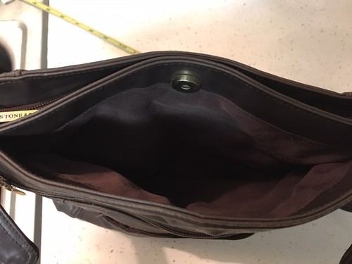 Vintage Brown Stone Mountain Handbag/Purse - Picture 9 of 10