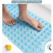 HITSLAM Bath Mat for Tub Non Slip Bathtub Mat 40 x 16 Inch Extra Long Bath Tub