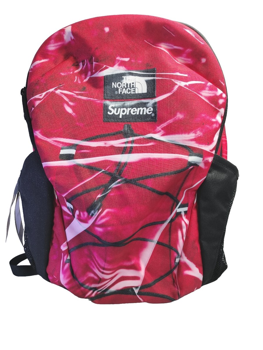 【Supreme】X【THE NORTH FACE】コラボ リュック【レッド】 Supreme The North Face Printed Borealis Trompe L'oeil Backpack Red