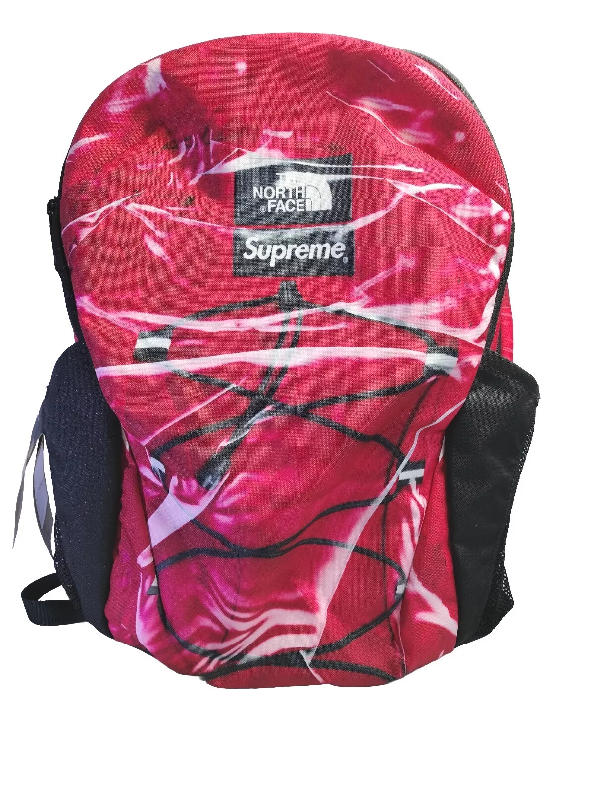 Sac à dos trompe boréale imprimée Supreme The North Face rouge SS23