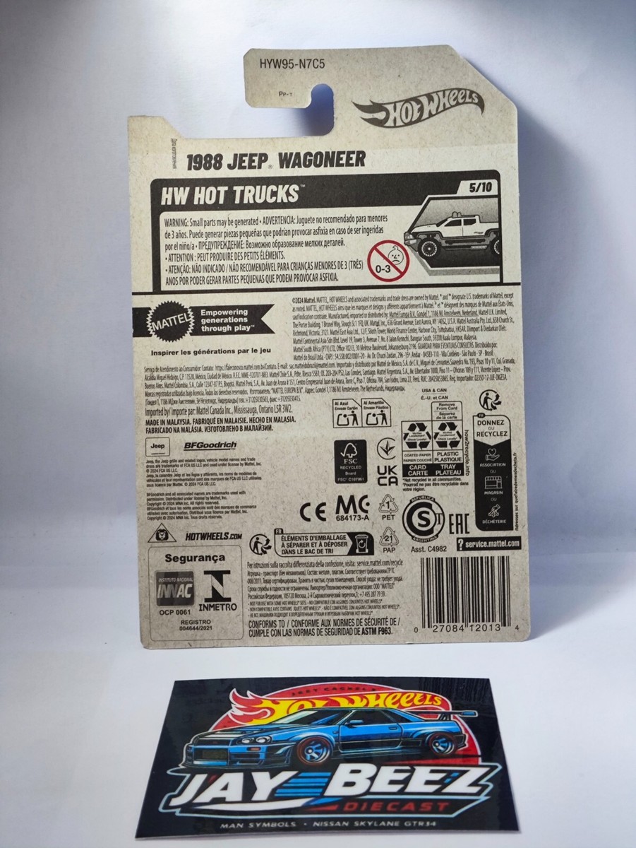 Hot Wheels Case C 1988 Jeep Wagoneer (Promo Combine Shipping) | eBay