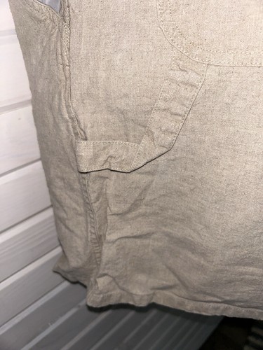 Pantaloncini vintage anni '90 CHEROKEE taglia PLUS 22W cachi floreali lino ricamato cotone in perfette condizioni - Foto 7 di 9