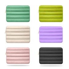 Puffy Laptop Sleeve 13-15 Inch Carrying Case Laptop Cover Soft Plush Inner Bag.