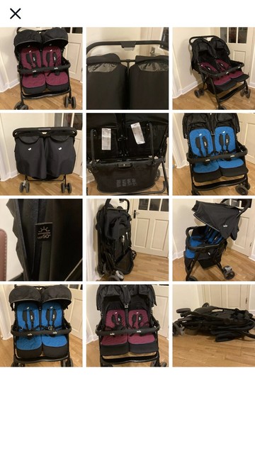 joie double buggy ebay