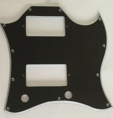 For Gibson SG Standard Full Face Guitar Pickguard Scratch Plate,5 Ply Black