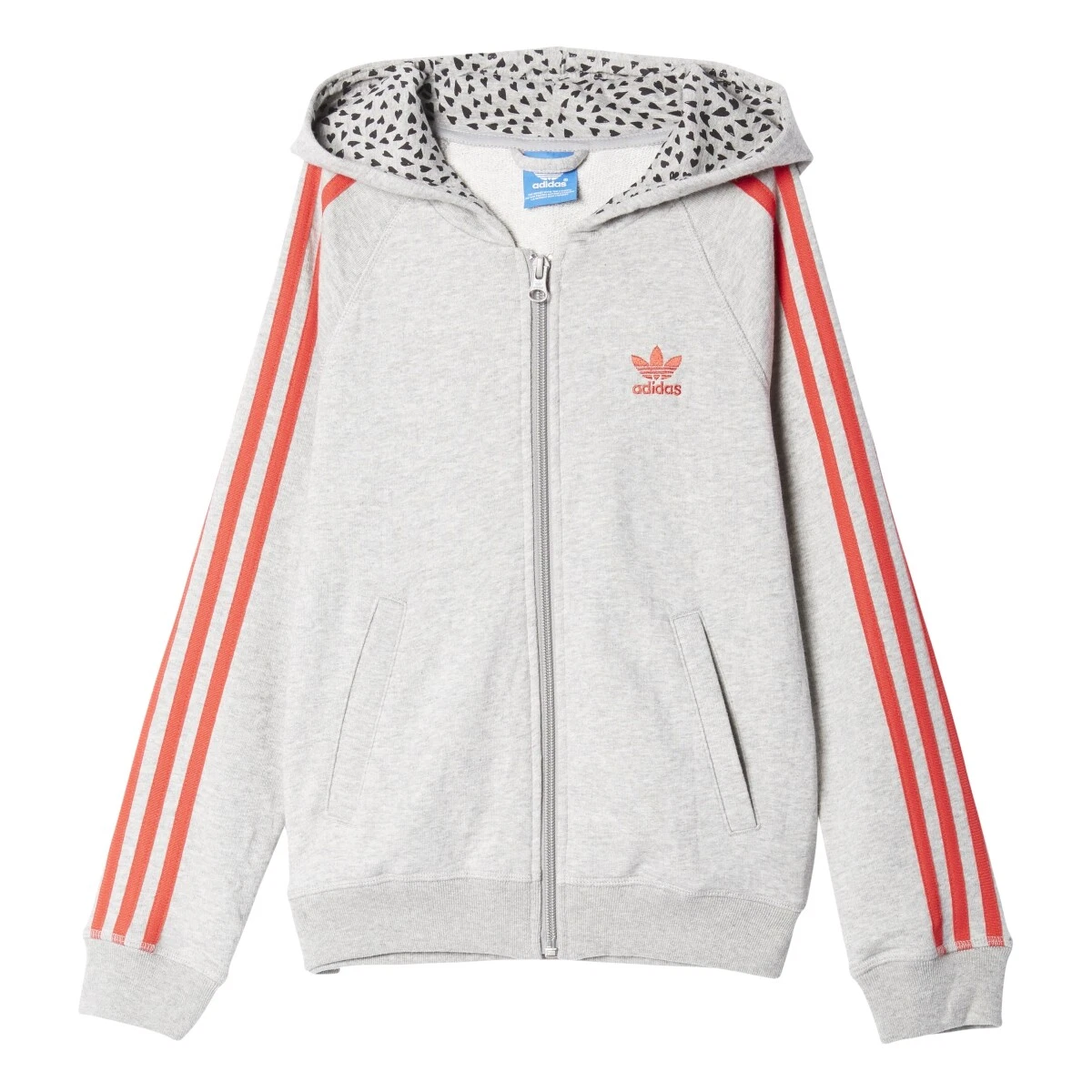 grey adidas hoodie junior
