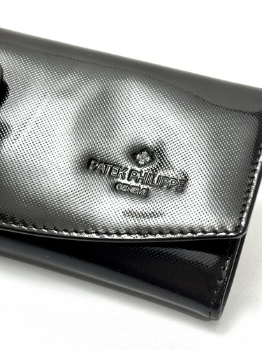 Cartera sin asas Patek Philippe estuche de joyería charol AD VIP regalo - Imagen 2 de 7