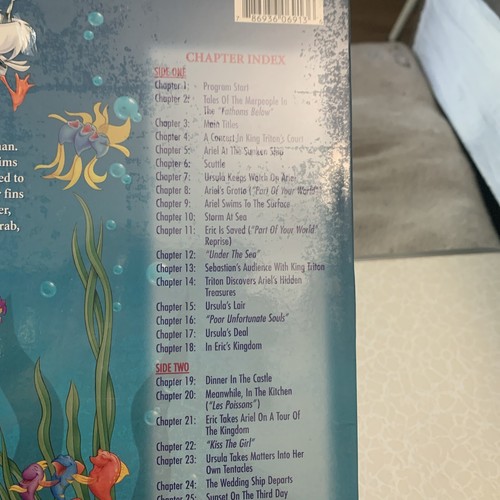 The Little Mermaid : Widescreen Laserdisc Disney Home Vid(19) Restored Movie - Foto 4 di 5