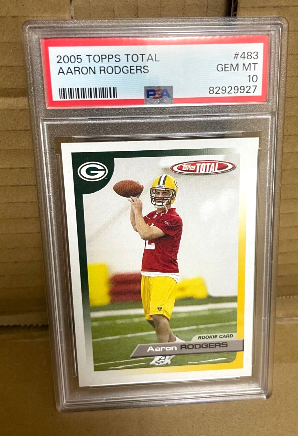 Aaron Rodgers Topps Total #483 Base