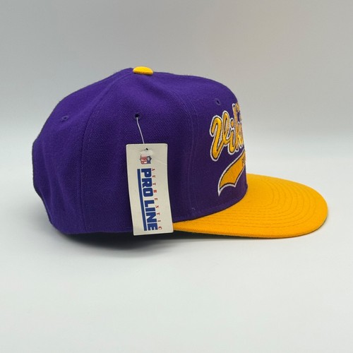 Minnesota Vikings Starter NFL 100% Wool Vintage Football Snapback Sports Hat Cap - Picture 6 of 13