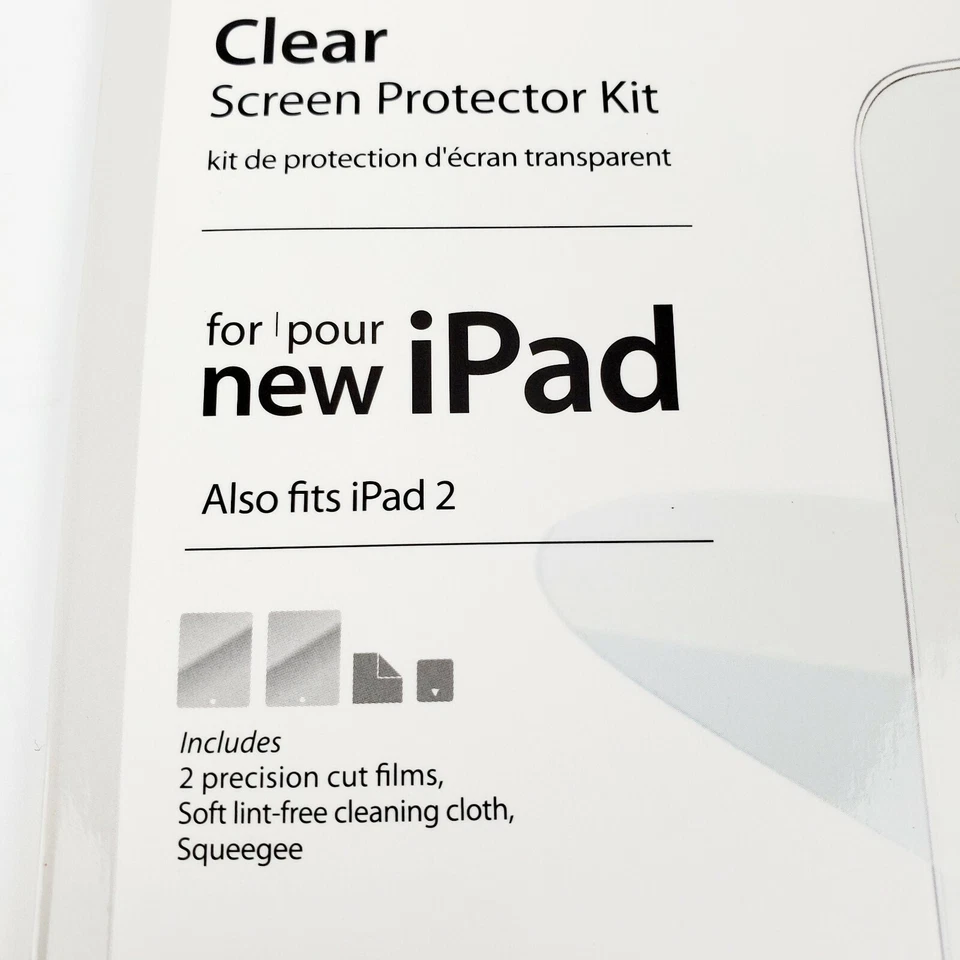 iLuv iPad Clear Screen Protector Kit for iPad2 myStyle iCC1197 - Image 4 of 4