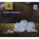 Melamine 49 Pcs Dinner Set Heat Resistant & Dishwasher Safe Kavali