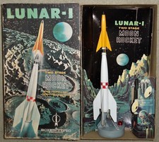 1963 Scientific Products Lunar-I 2-Stage Rocket w/Accessories in Original Box