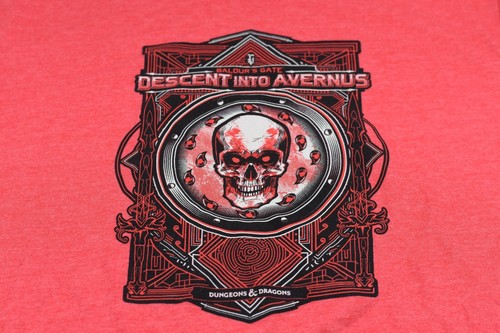 Camicia Baldurs Gate Descent into Avernus - rossa - grande - RARA - SPEDIZIONE GRATUITA PROMO - Foto 2 di 3