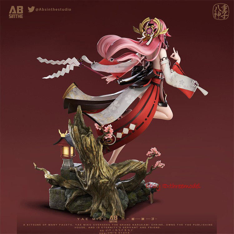 ABsinthe Studio 1/6 Genshin Impact Yae Miko Painted Statue Model
