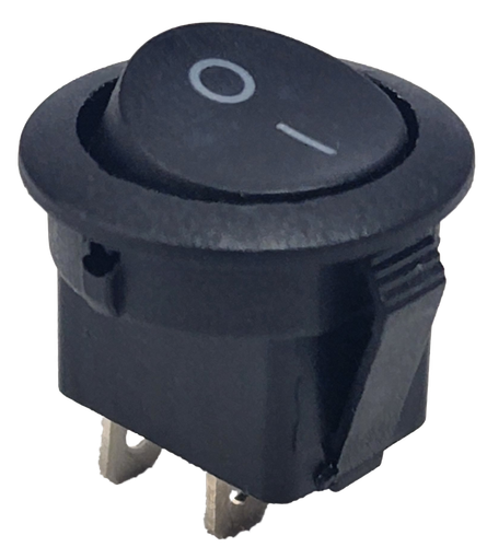 20 Stück Schwarz Rund Wippschalter 12 Volt Auto KFZ Ein Aus Auto - Bild 3 von 13