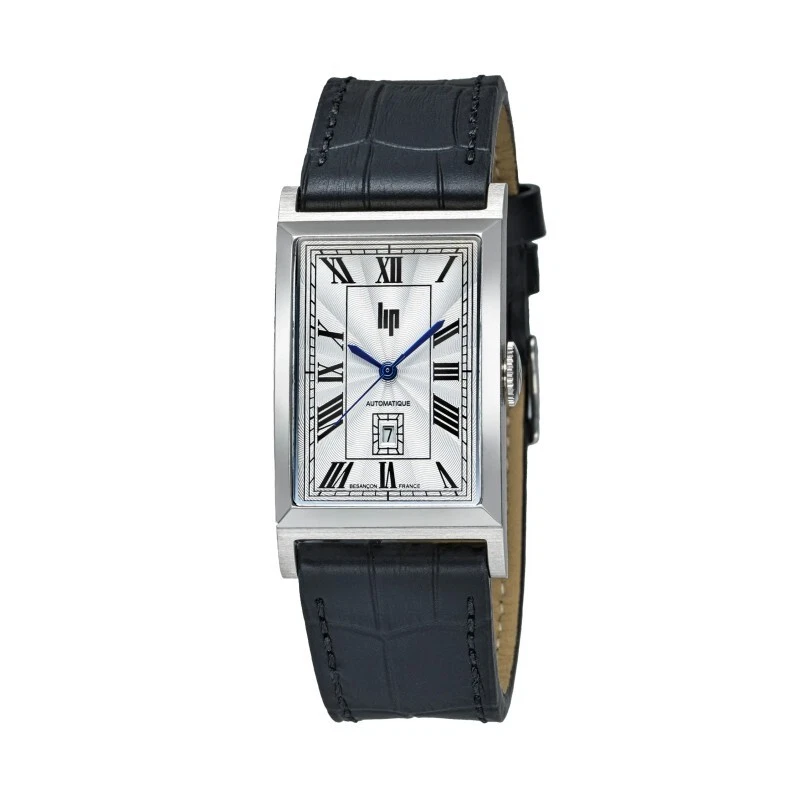 Montre LIP homme analogique, bracelet métal argent