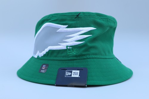 Philadelphia Eagles New Era Helmet Bucket Hat NFL K. Green Saquon Barkley L/XL - Picture 2 of 2