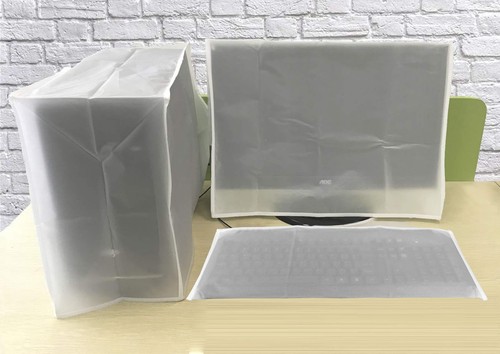3 Pcs Computer Dust Cover with Keyboard, Monitor, CPU Protector for 21" Monitor - Picture 8 of 8