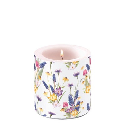 Kerze small Hello spring