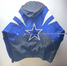 Vintage 90s Dallas Cowboys Apex One NFL Pro Line Puffer Hoodie Jacket XL