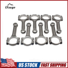 For Small Block Chevy Sbc 350 5140 Steel I-beam Connecting Rods 5.7 Inch
