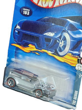 2002 Hot Wheels 103 Redline Series 1/4 THE DEMON Silver w/Redline Chrome 5 Sp