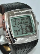 Fossil NWT Abacus Wrist Net MSN Direct Smart Digital Watch in Display Box A4004